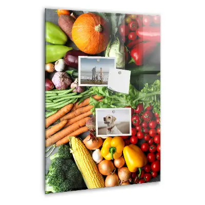 Autumn Vegetables Magnetic Wall Board