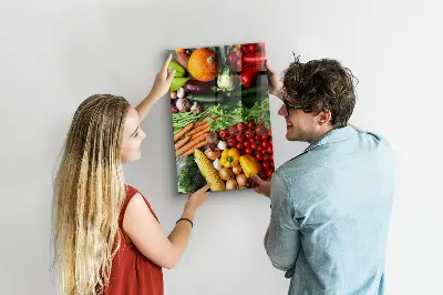 Autumn Vegetables Magnetic Wall Board