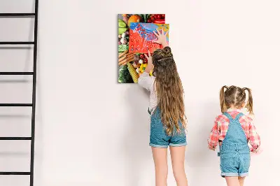 Magnetic wall board Autumn vegetables