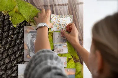 Magnetic glass dry erase board Sunflower seeds