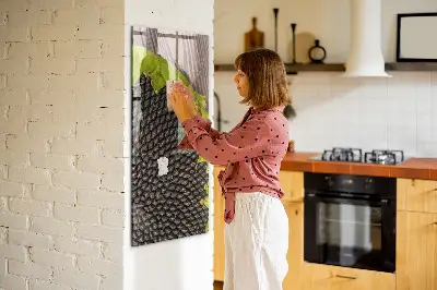 Magnetic glass dry erase board Sunflower seeds