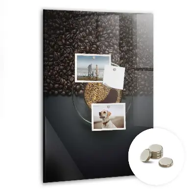 Coffee magnet board