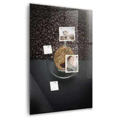 Coffee magnet board