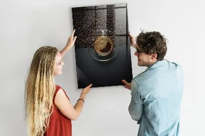 Coffee magnet board
