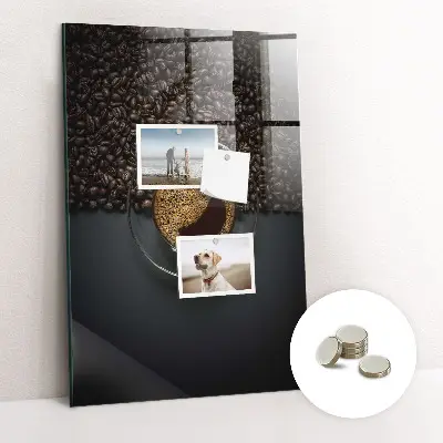 Coffee magnet board