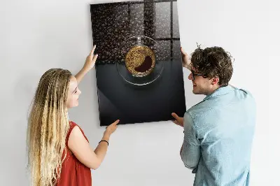 Coffee magnet board