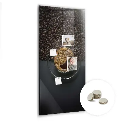 Coffee magnet board