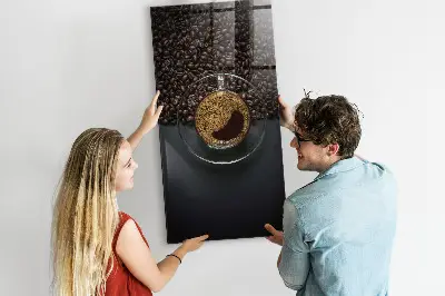 Coffee magnet board