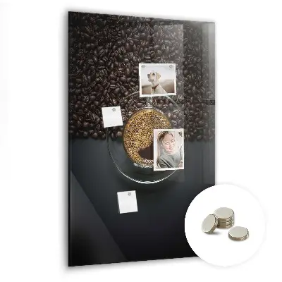 Coffee magnet board