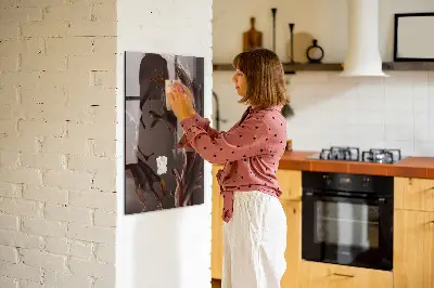 Magnetic wall board in chocolate milk