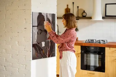 Magnetic wall board in chocolate milk