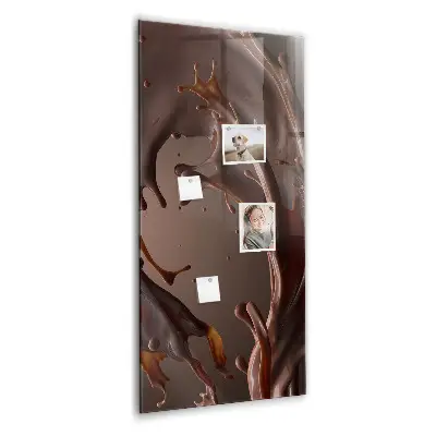 Magnetic wall board in chocolate milk