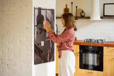Magnetic wall board in chocolate milk