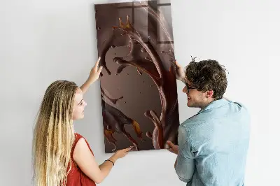 Magnetic wall board in chocolate milk