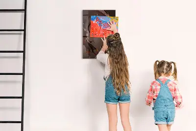 Magnetic wall board Chocolate milk