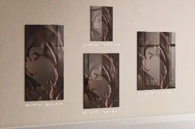 Magnetic wall board in chocolate milk