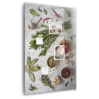 Herbs magnetic board