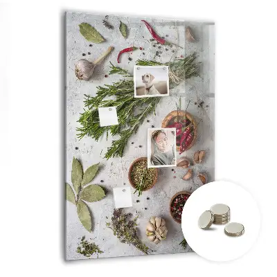 Herbs magnetic board