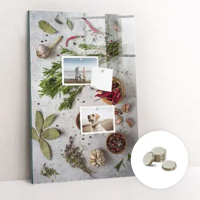 Herbs magnetic board