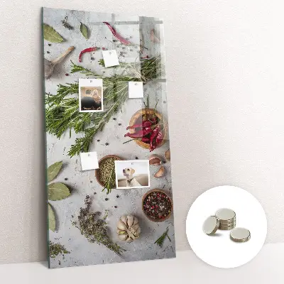 Herbs magnetic board