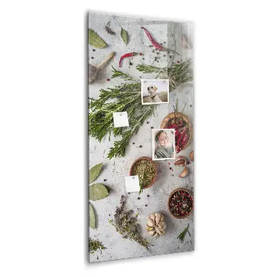 Herbs magnetic board