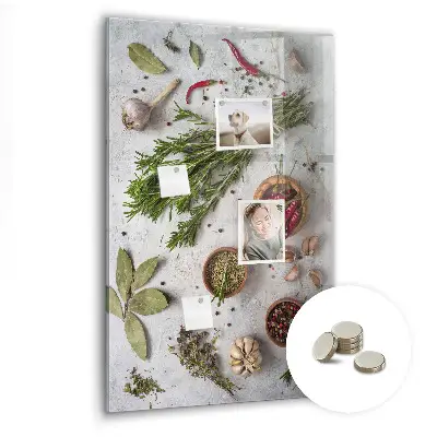 Herbs magnetic board