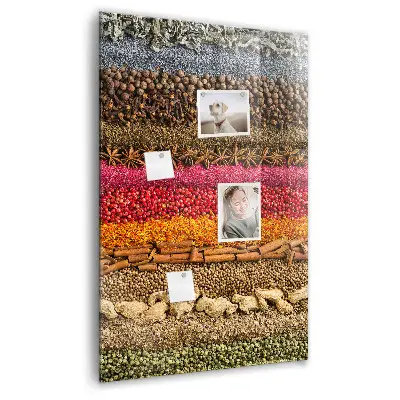 Rows of Spices Magnetic Board