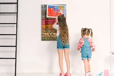 Magnet board Rows of spices