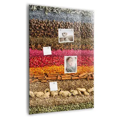 Rows of Spices Magnetic Board