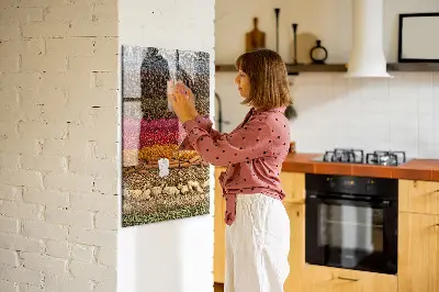 Rows of Spices Magnetic Board