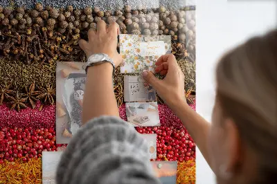 Rows of Spices Magnetic Board
