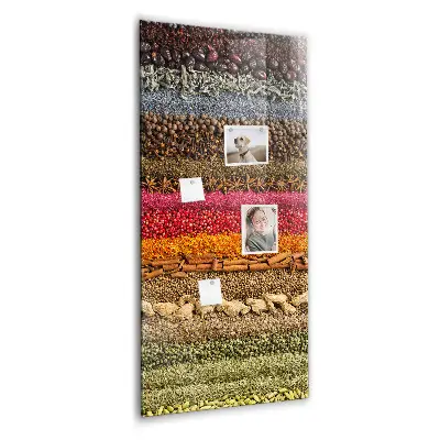 Rows of Spices Magnetic Board