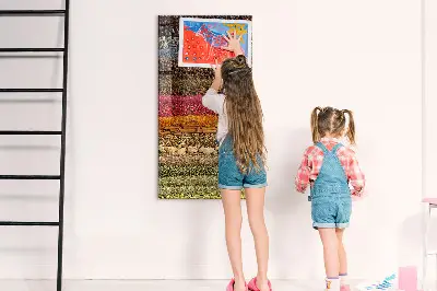 Rows of Spices Magnetic Board