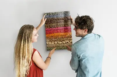Rows of Spices Magnetic Board