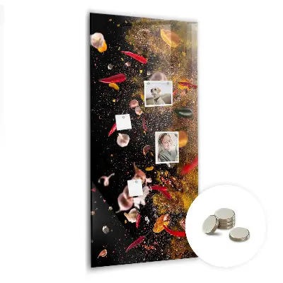 Magnet board An explosion of flavors
