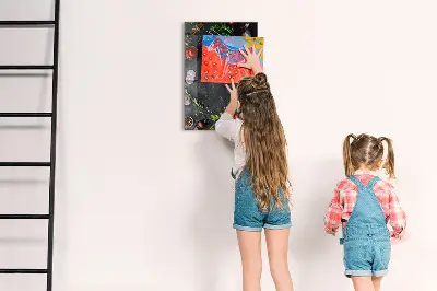Magnetic wall board Pizza ingredients