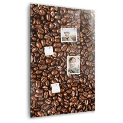 Magnetic glass dry erase board Coffee beans