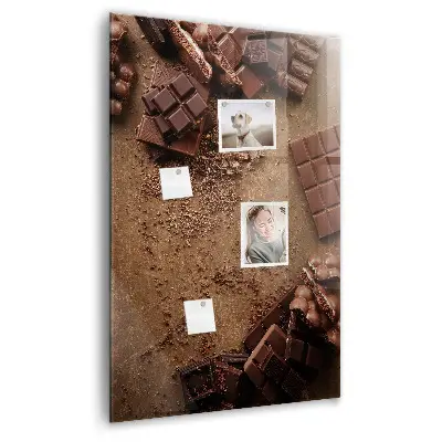 Chocolate bar magnetic board