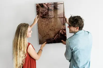 Chocolate bar magnetic board