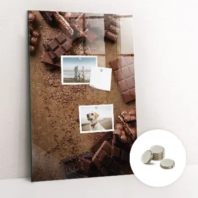 Chocolate bar magnetic board