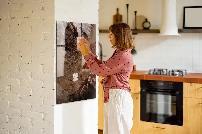 Chocolate bar magnetic board
