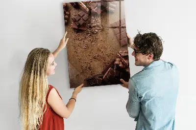 Chocolate bar magnetic board
