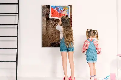Chocolate bar magnetic board