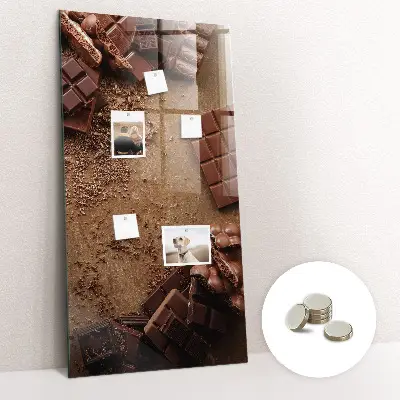 Chocolate bar magnetic board