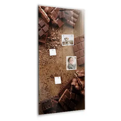 Chocolate bar magnetic board