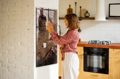 Chocolate bar magnetic board