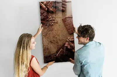 Chocolate bar magnetic board