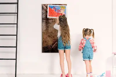 Chocolate bar magnetic board