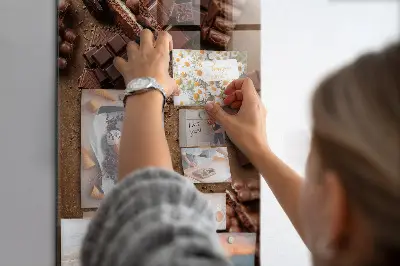 Chocolate bar magnetic board