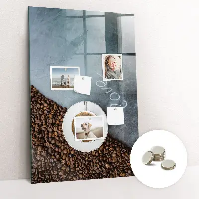 Magnetic wall board A cup of coffee